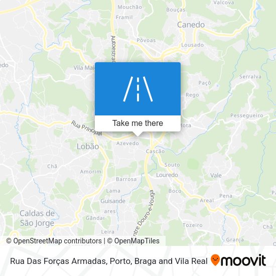Rua Das Forças Armadas map