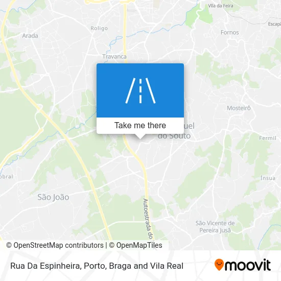 Rua Da Espinheira map