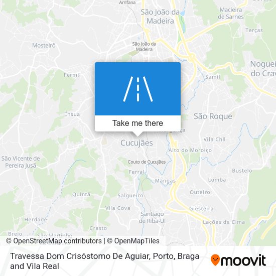 Travessa Dom Crisóstomo De Aguiar mapa