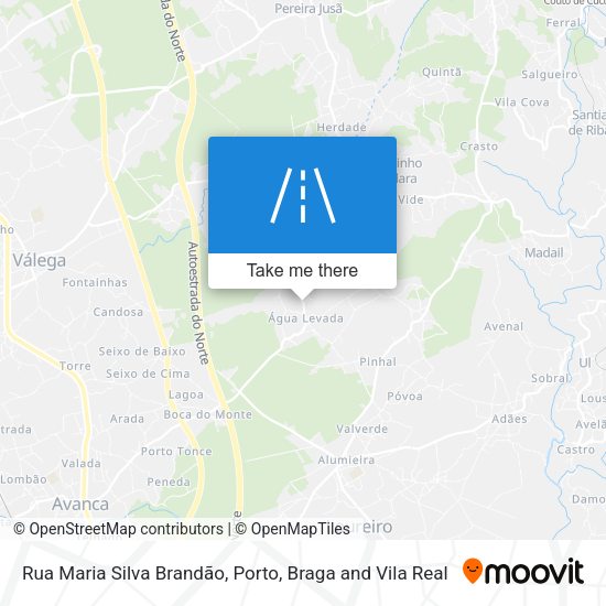 Rua Maria Silva Brandão map