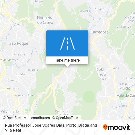 Rua Professor José Soares Dias mapa