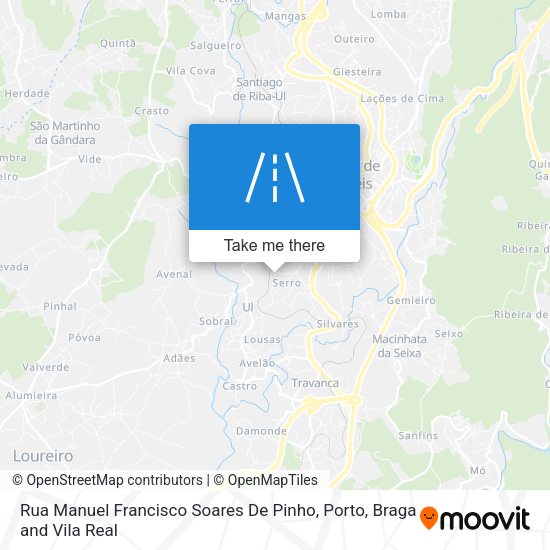 Rua Manuel Francisco Soares De Pinho map