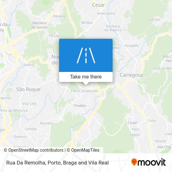 Rua Da Remolha map