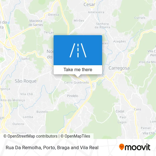 Rua Da Remolha map