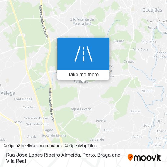 Rua José Lopes Ribeiro Almeida mapa
