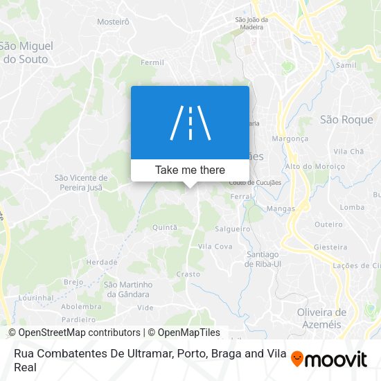 Rua Combatentes De Ultramar mapa