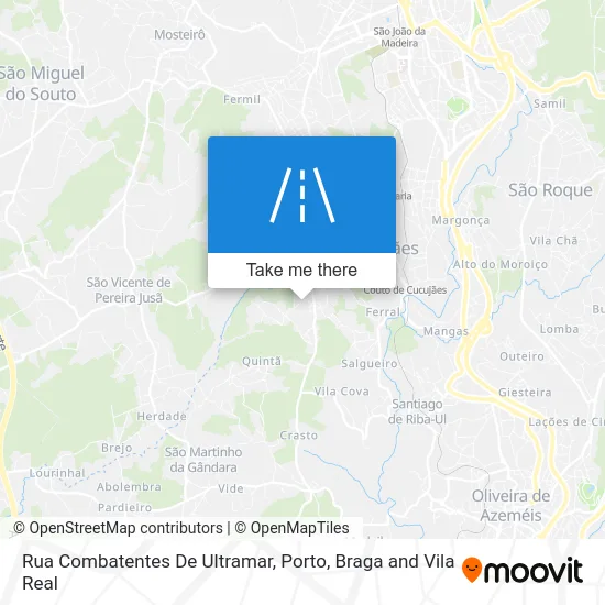 Rua Combatentes De Ultramar map