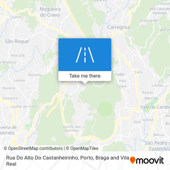 Rua Do Alto Do Castanheirinho mapa