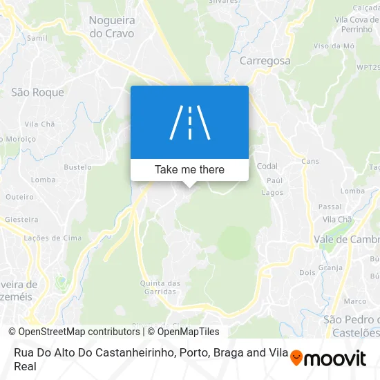 Rua Do Alto Do Castanheirinho map