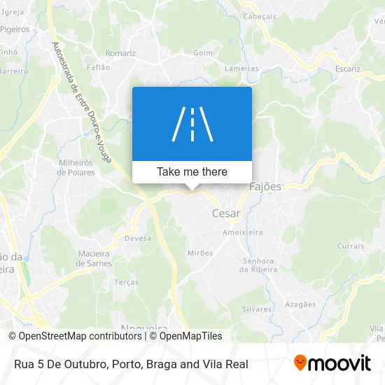 Rua 5 De Outubro map