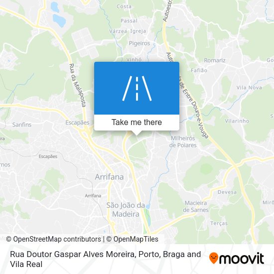 Rua Doutor Gaspar Alves Moreira map