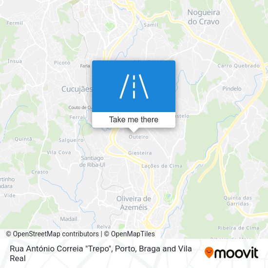 Rua António Correia "Trepo" mapa