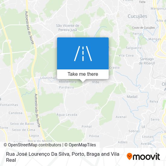 Rua José Lourenço Da Silva mapa