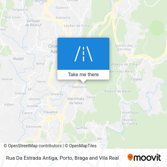 Rua Da Estrada Antiga map