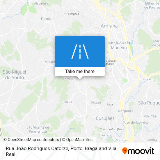Rua João Rodrigues Catorze map