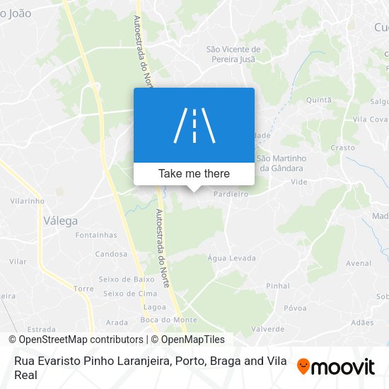 Rua Evaristo Pinho Laranjeira map
