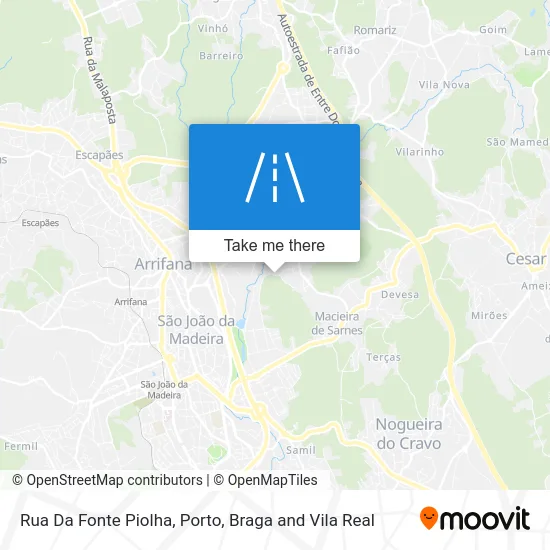 Rua Da Fonte Piolha map
