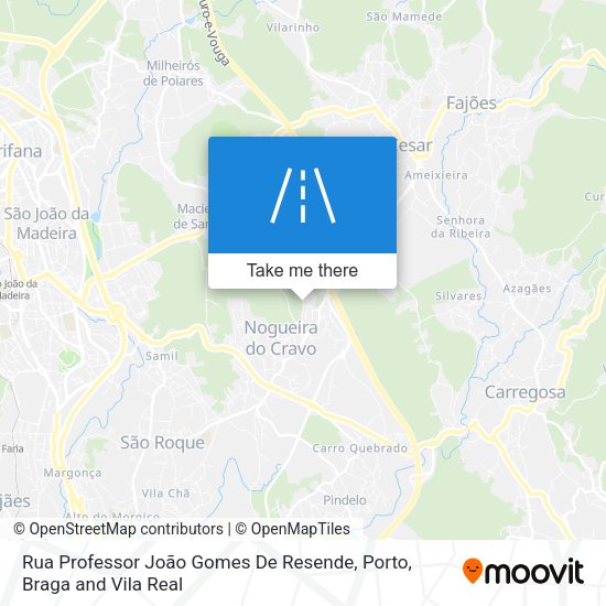 Rua Professor João Gomes De Resende mapa