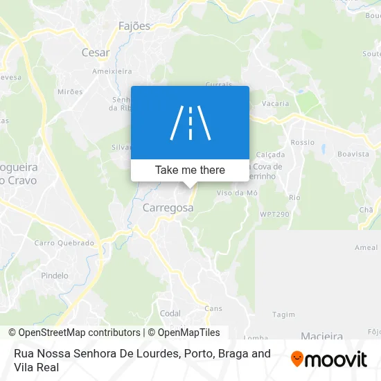 Rua Nossa Senhora De Lourdes map