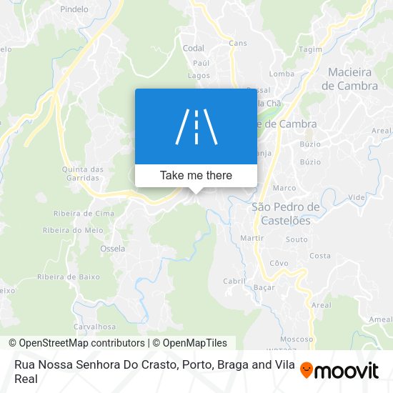 Rua Nossa Senhora Do Crasto map