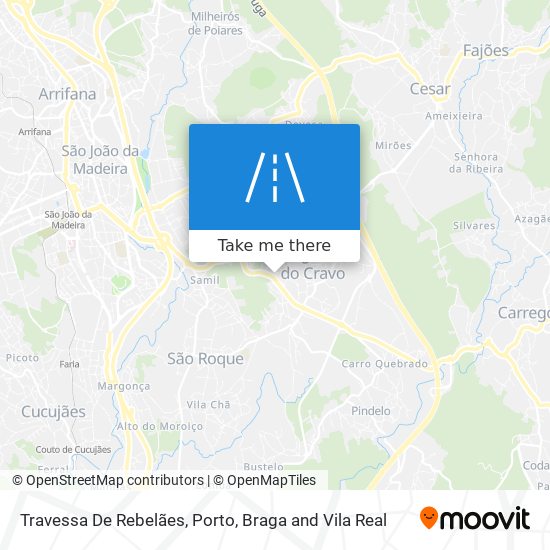 Travessa De Rebelães map