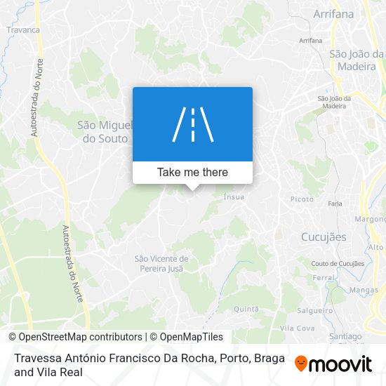 Travessa António Francisco Da Rocha mapa