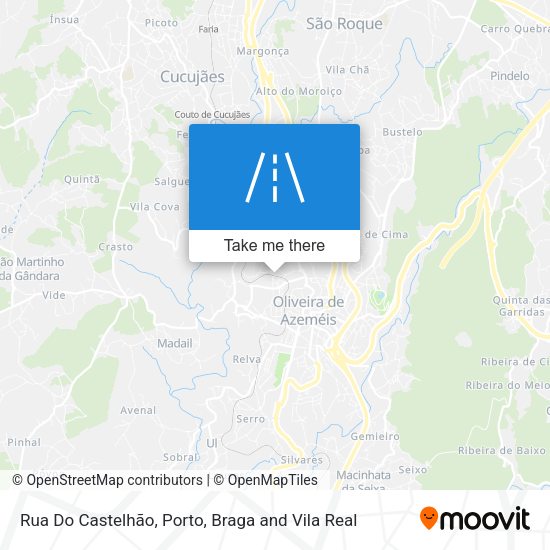 Rua Do Castelhão mapa