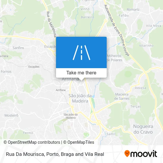 Rua Da Mourisca map