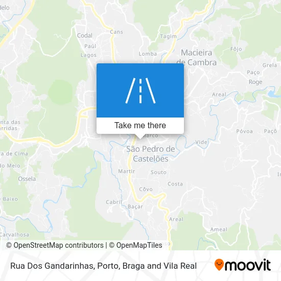 Rua Dos Gandarinhas map