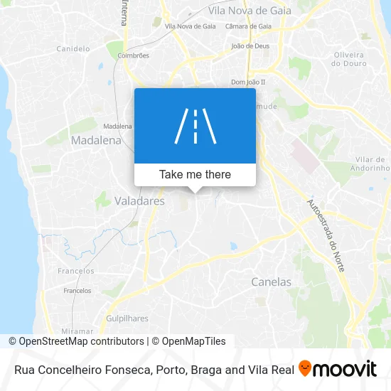 Rua Concelheiro Fonseca map
