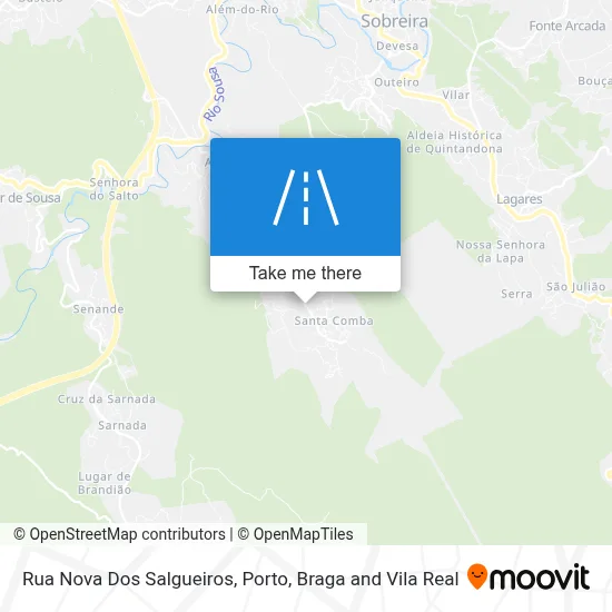 Rua Nova Dos Salgueiros map