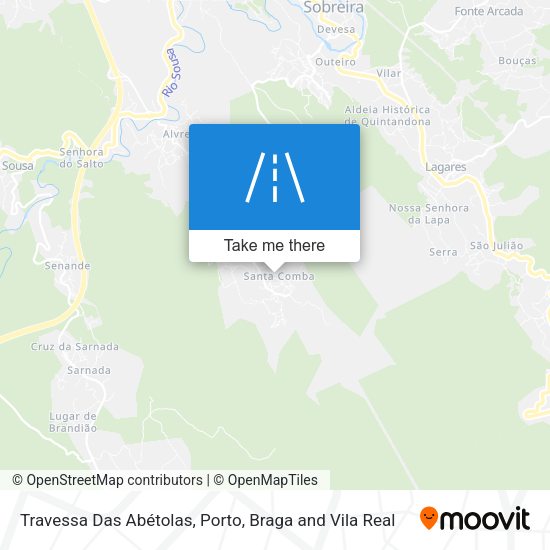 Travessa Das Abétolas mapa