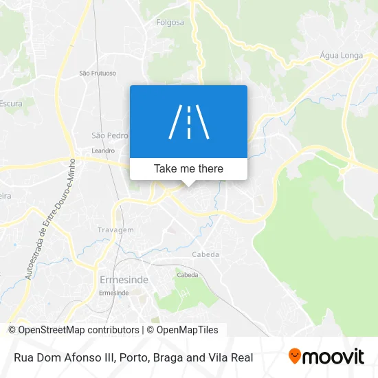 Rua Dom Afonso III map