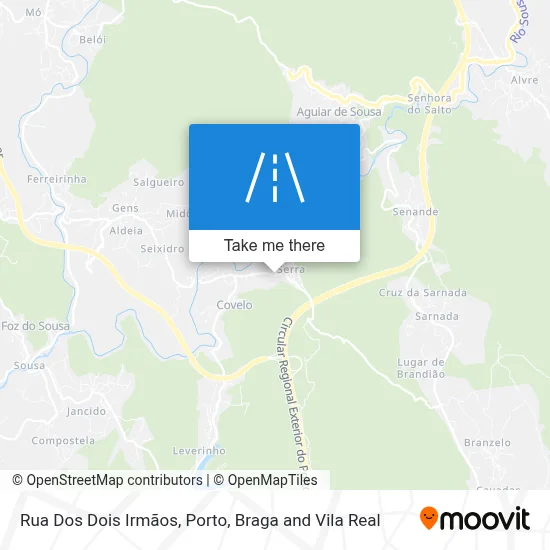 Rua Dos Dois Irmãos map