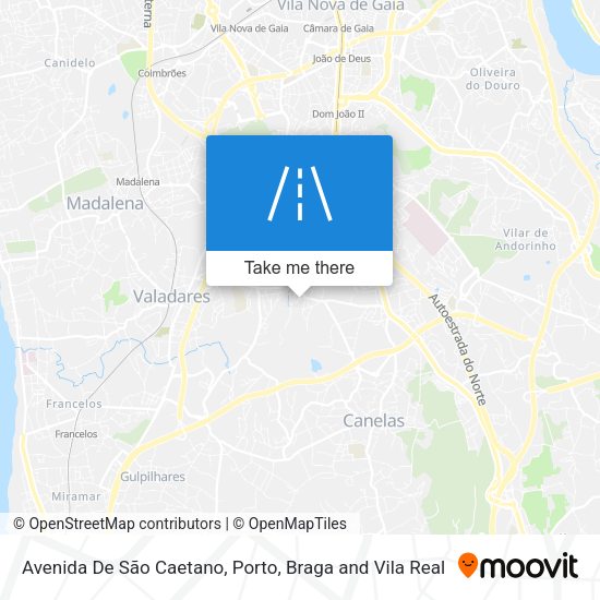 Avenida De São Caetano map