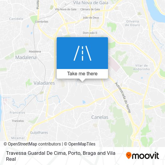 Travessa Guardal De Cima mapa