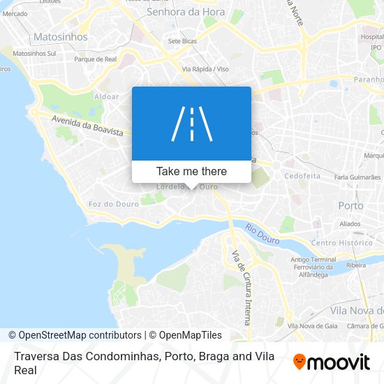 Traversa Das Condominhas map