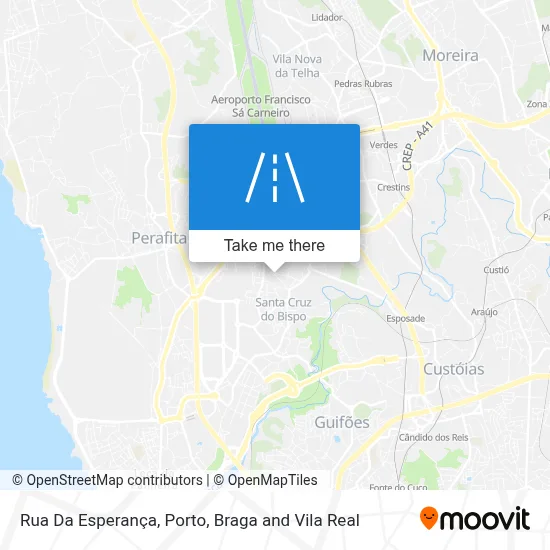 Rua Da Esperança map