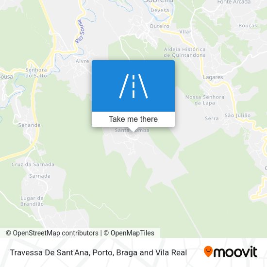 Travessa De Sant'Ana mapa