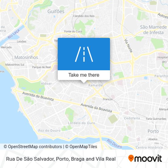 Rua De São Salvador map