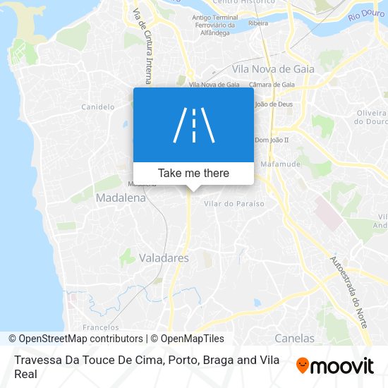 Travessa Da Touce De Cima mapa