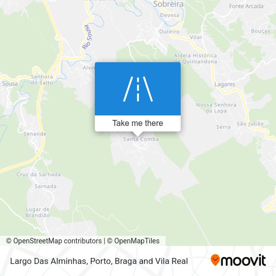 Largo Das Alminhas mapa