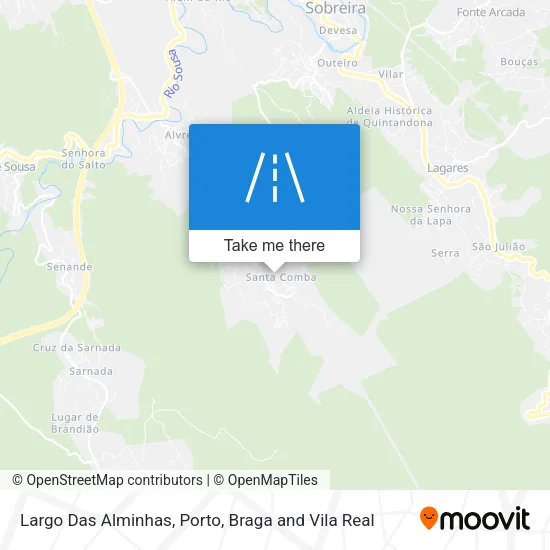 Largo Das Alminhas map