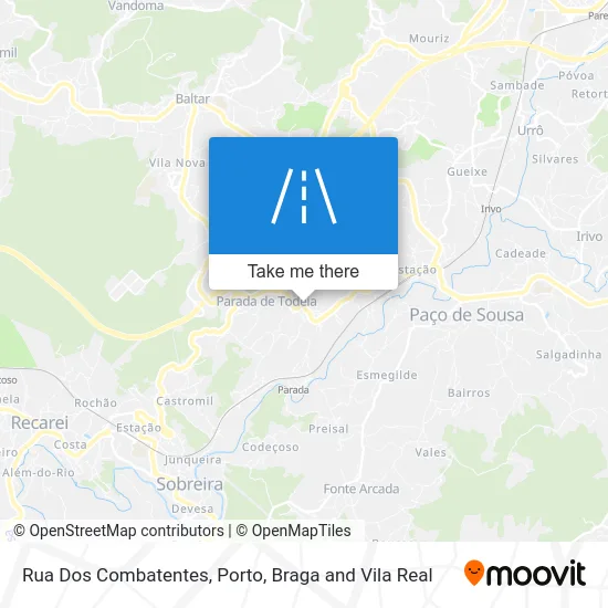 Rua Dos Combatentes map