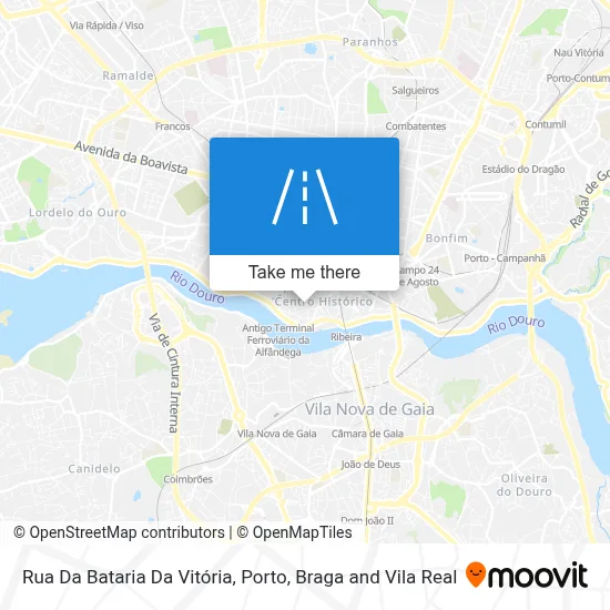 Rua Da Bataria Da Vitória map