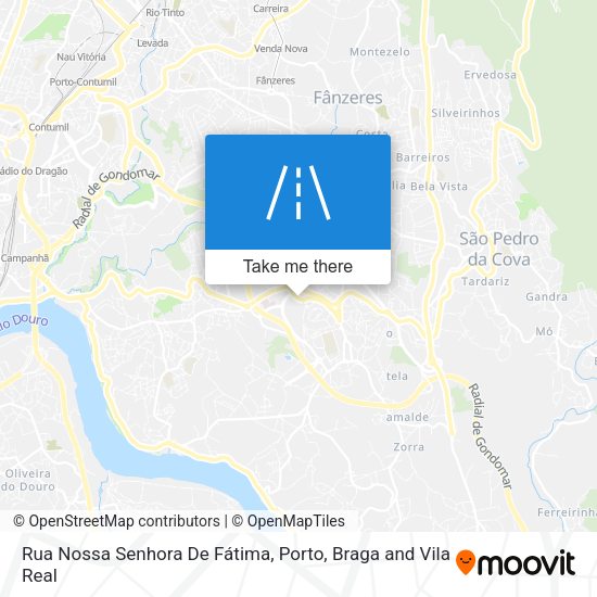 Rua Nossa Senhora De Fátima mapa