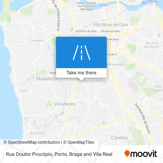 Rua Doutor Procópio map