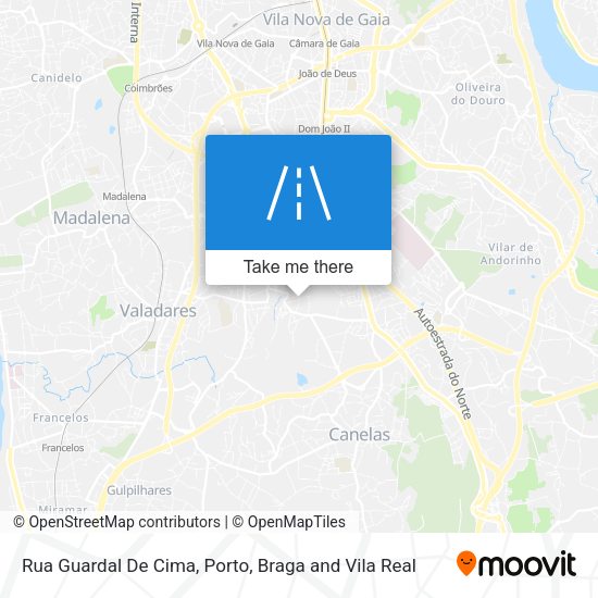 Rua Guardal De Cima mapa