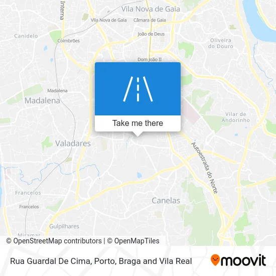 Rua Guardal De Cima map
