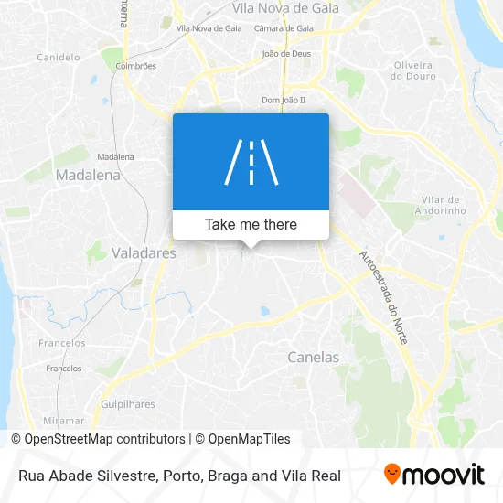 Rua Abade Silvestre map